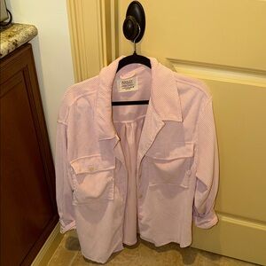 Ashley Pink Corduroy Button-Up Shirt